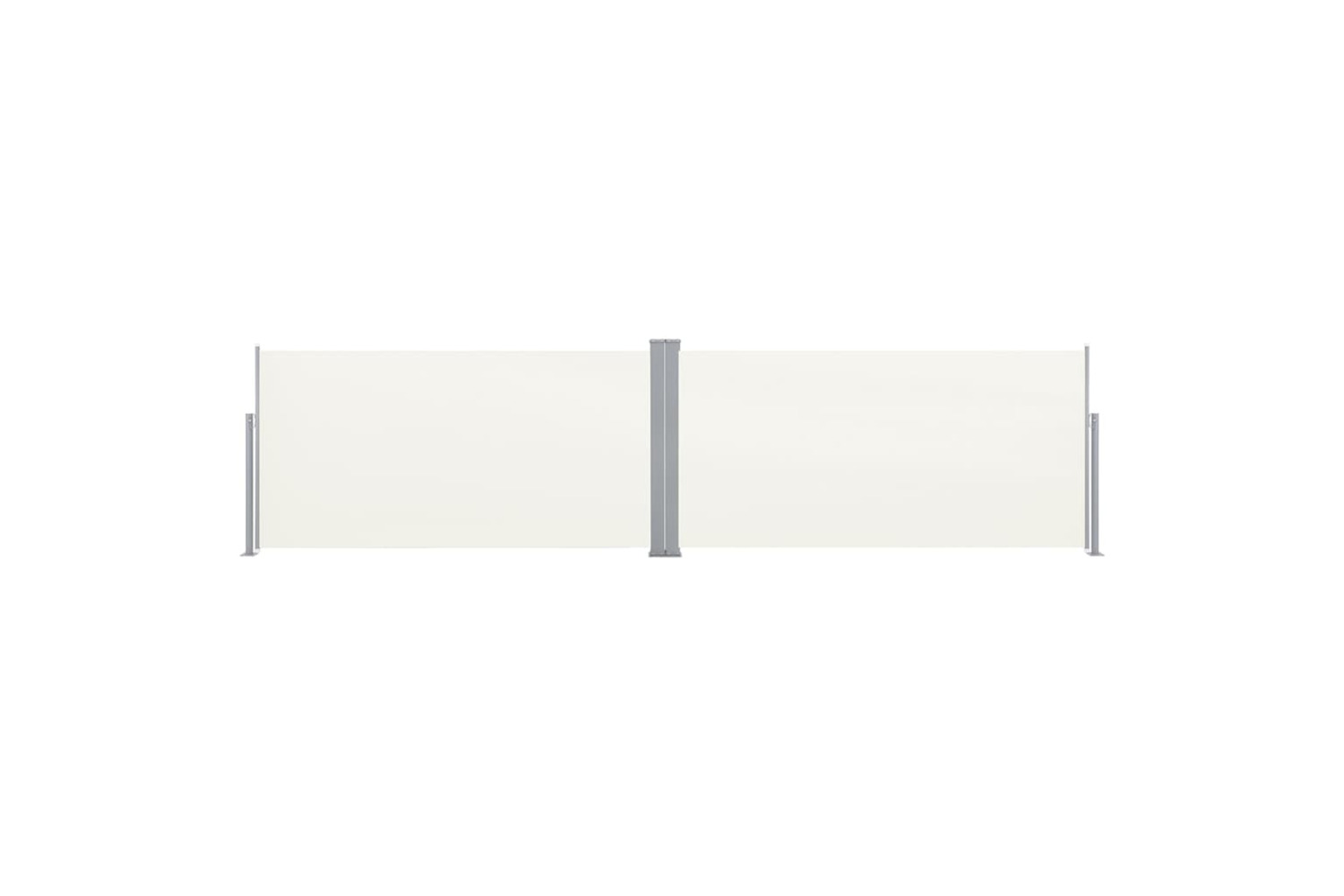 vidaXL 42179 Retractable Side Awning 160x600cm Cream