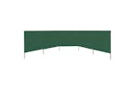 Vidaxl 47167 5-panel Wind Screen Fabric 600x160 Cm Green