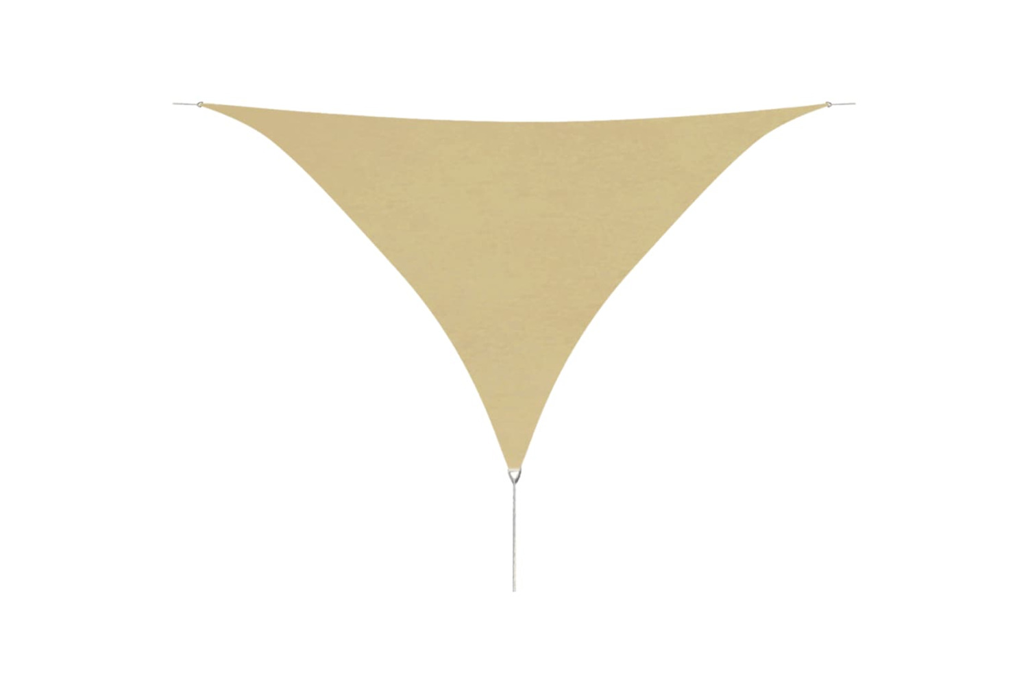 vidaXL 42296 Sunshade Sail Oxford Fabric Triangular 5x5x5 M Beige