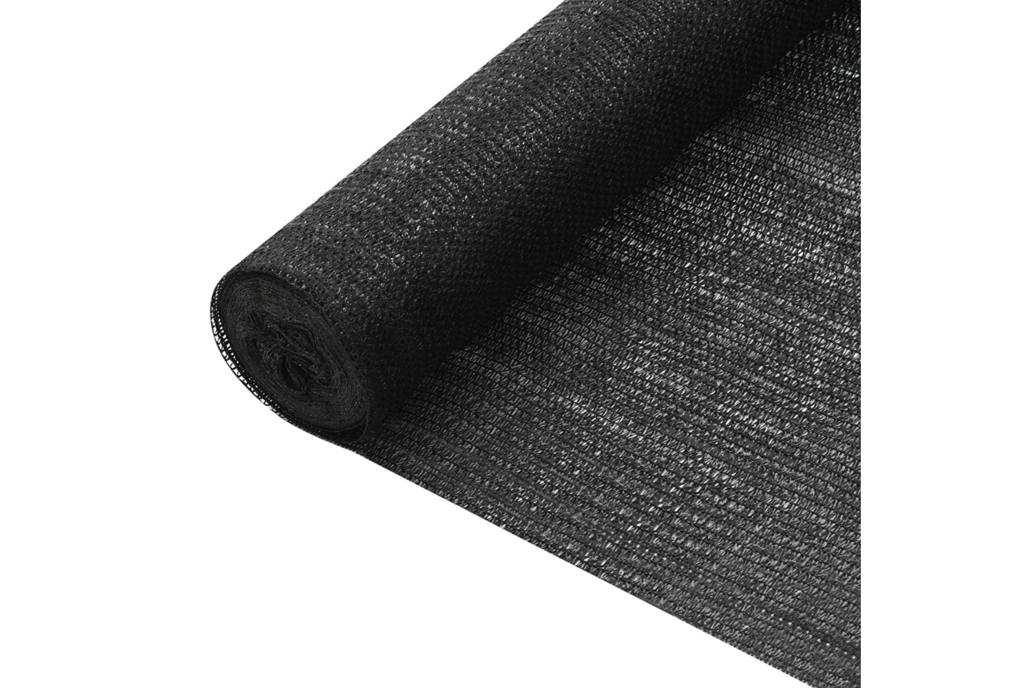 vidaXL 149334 Privacy Net Black 3.6x50 M Hdpe 75 G/m²