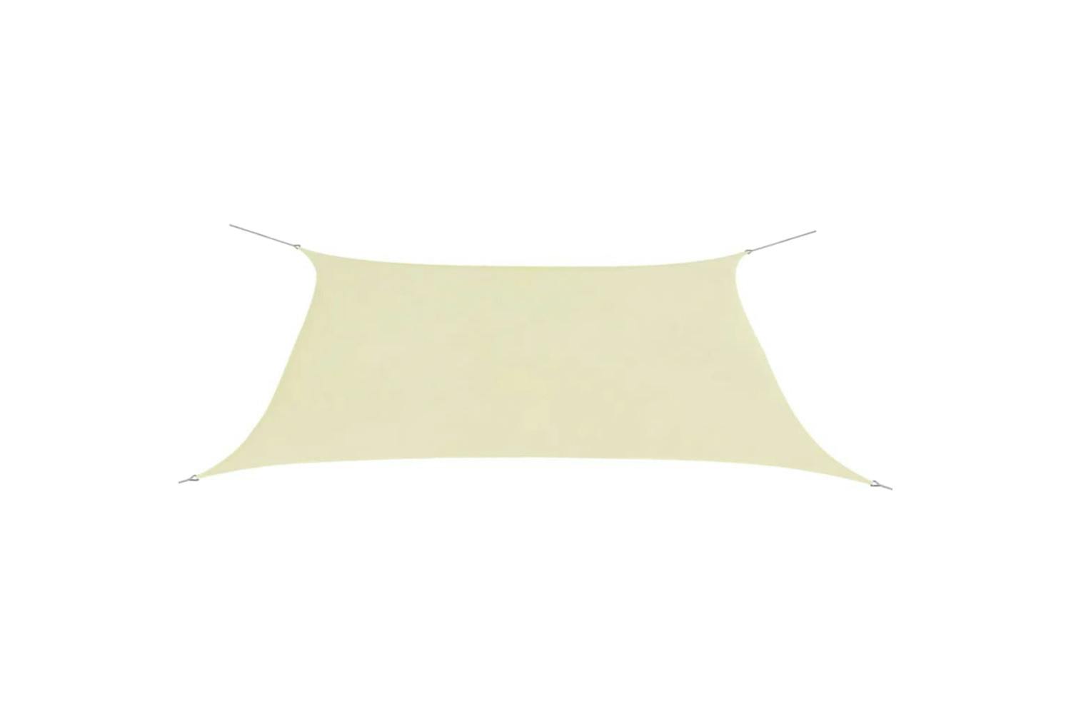Vidaxl 42298 Sunshade Sail Oxford Fabric Rectangular 2x4 M Cream