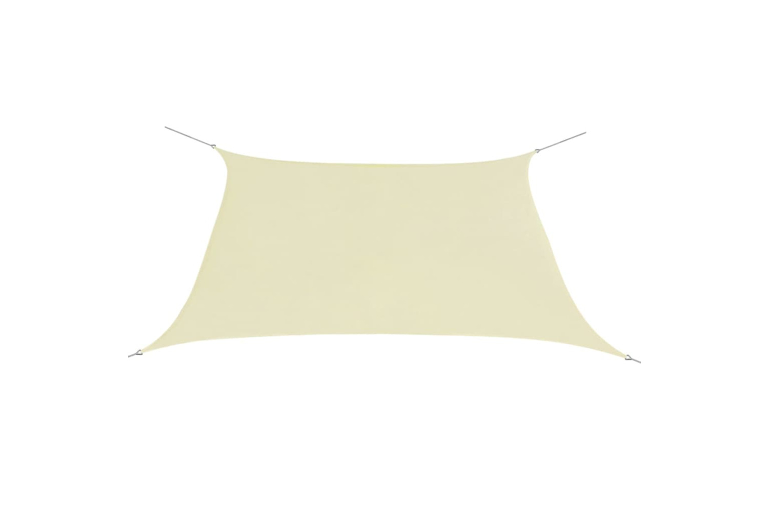 vidaXL 42297 Sunshade Sail Oxford Fabric Square 3.6x3.6 M Cream