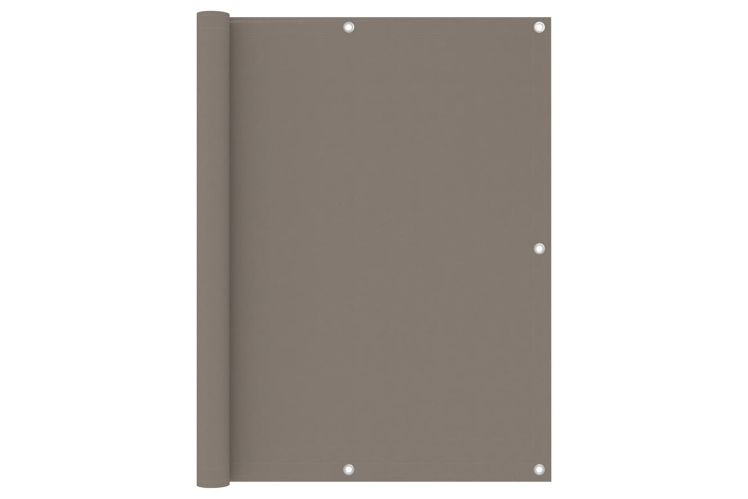 vidaXL 134993 Balcony Screen Taupe 120x400cm Oxford Fabric