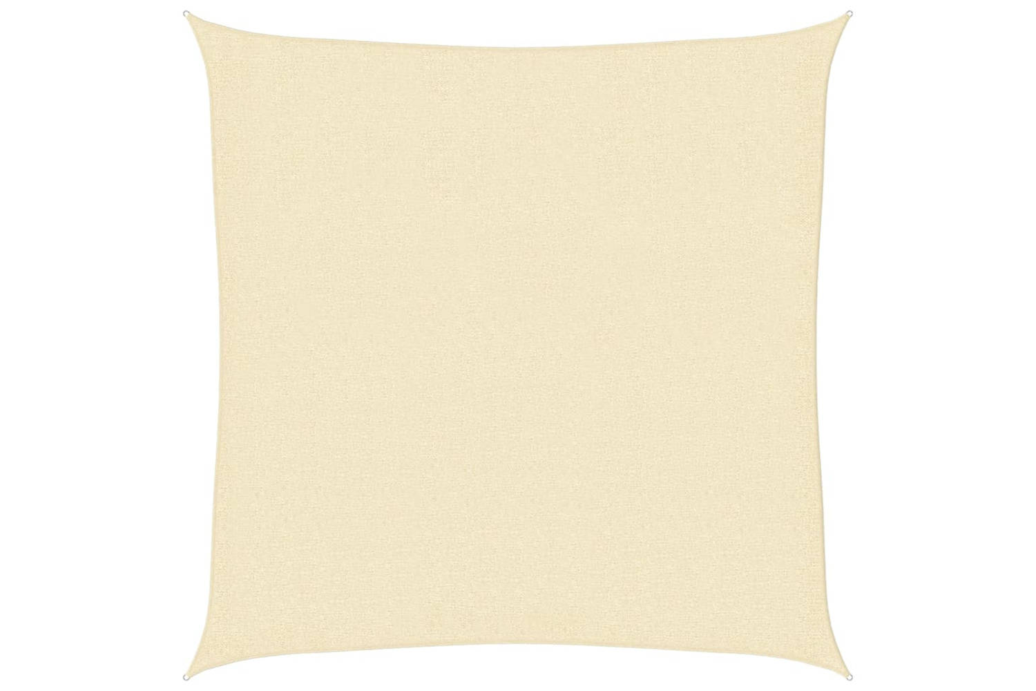 vidaXL 311164 Sunshade Sail 160 G/m² Cream 3x3 M Hdpe