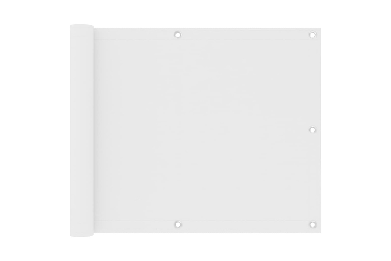 vidaXL 134889 Balcony Screen White 75x400cm Oxford Fabric