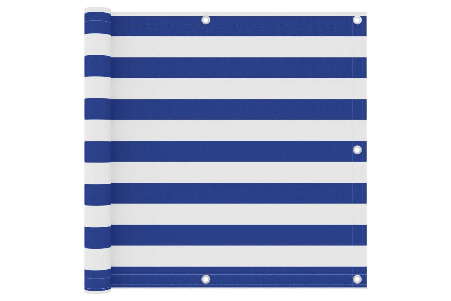 vidaXL 134917 Balcony Screen White And Blue 90x400cm Oxford Fabric