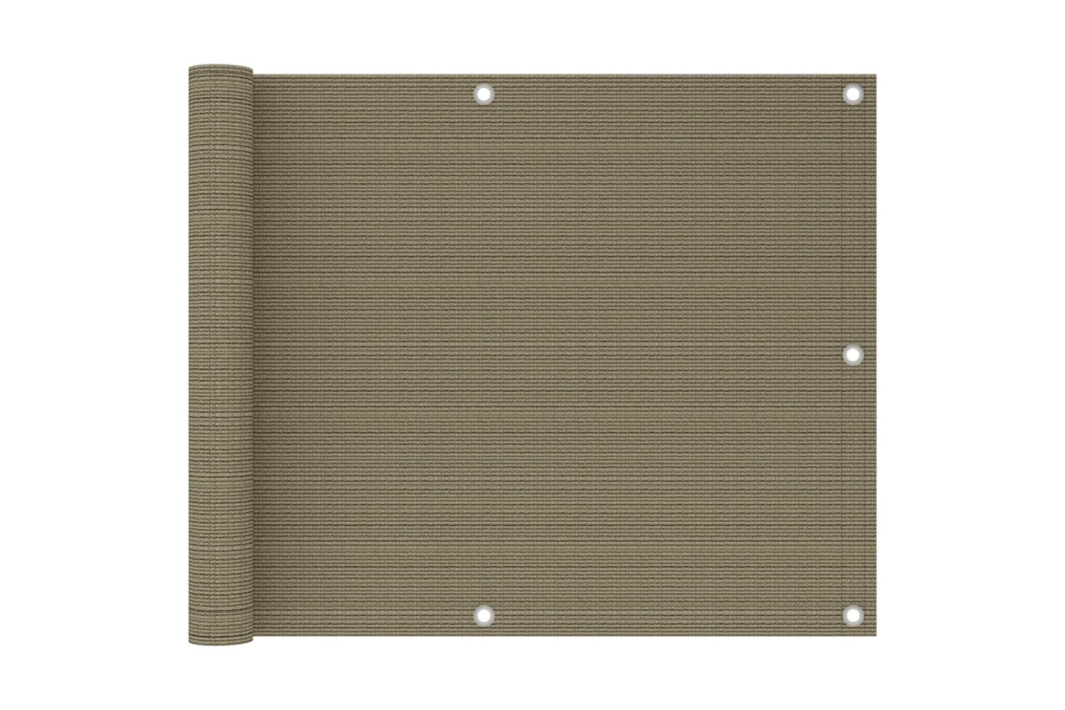 vidaXL 310956 Balcony Screen Taupe 75x300cm Hdpe