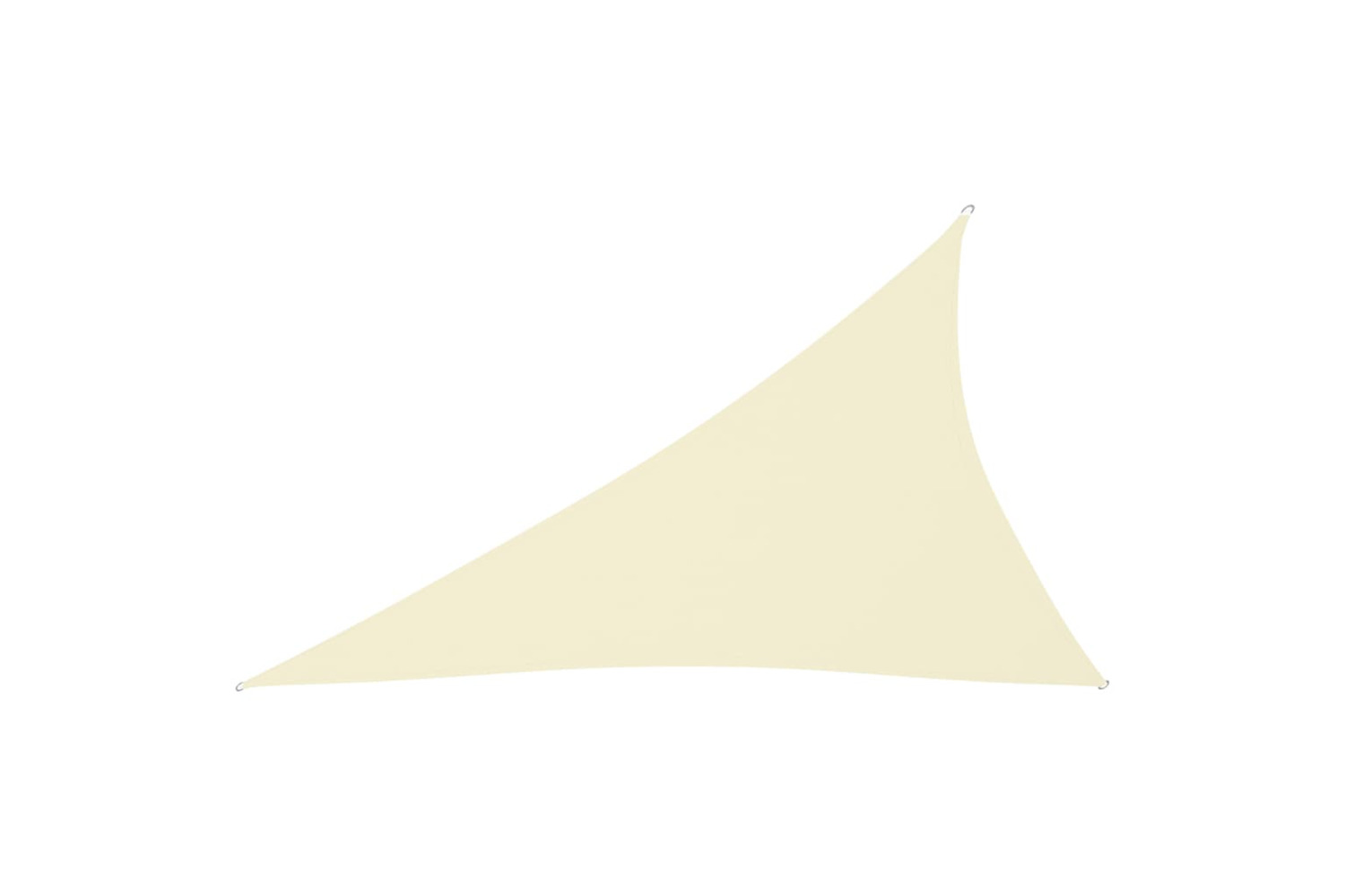 vidaXL 135239 Sunshade Sail Oxford Fabric Triangular 4x5x6.4 M Cream