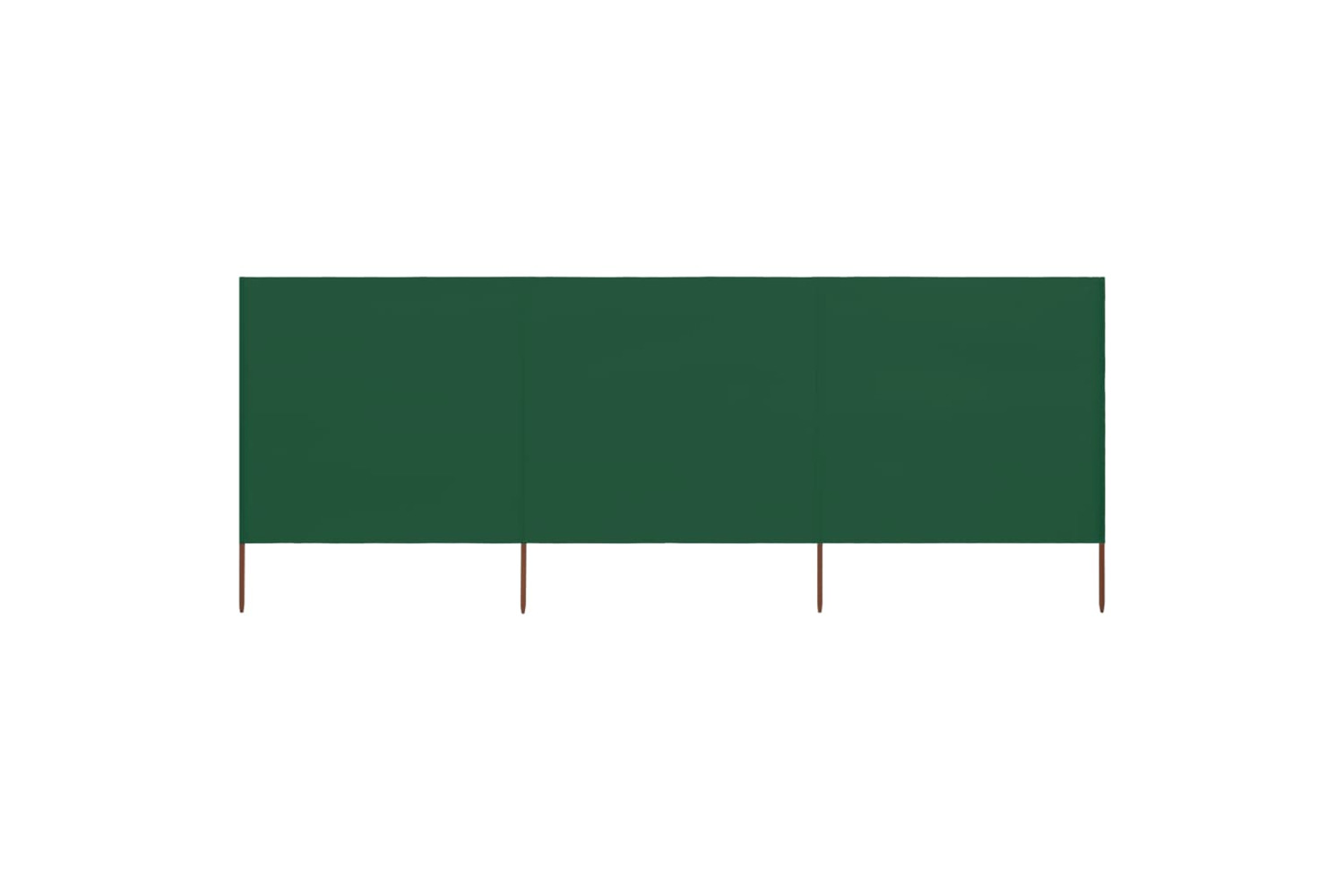 vidaXL 47149 3-panel Wind Screen Fabric 400x160cm Green