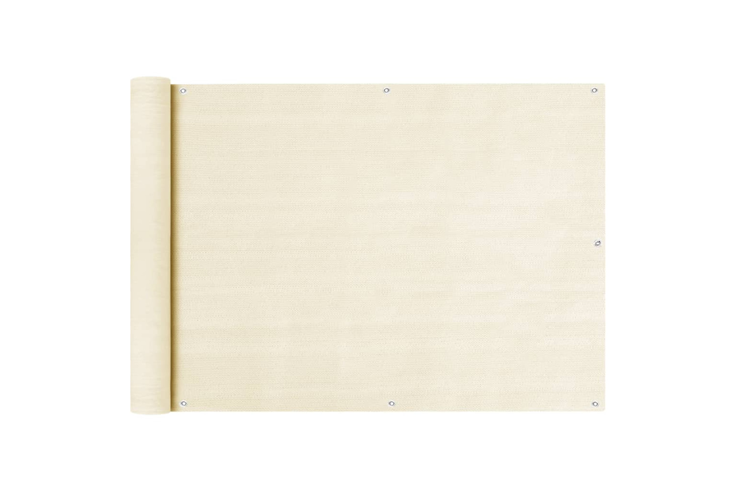 vidaXL 310922 Balcony Screen Cream 75x500cm Hdpe