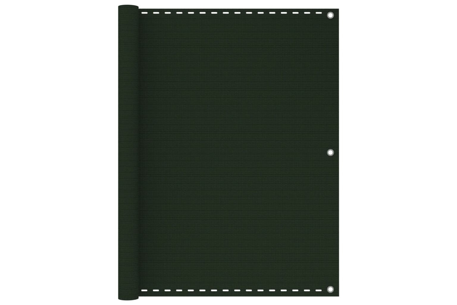vidaXL 310977 Balcony Screen Dark Green 120x400cm Hdpe