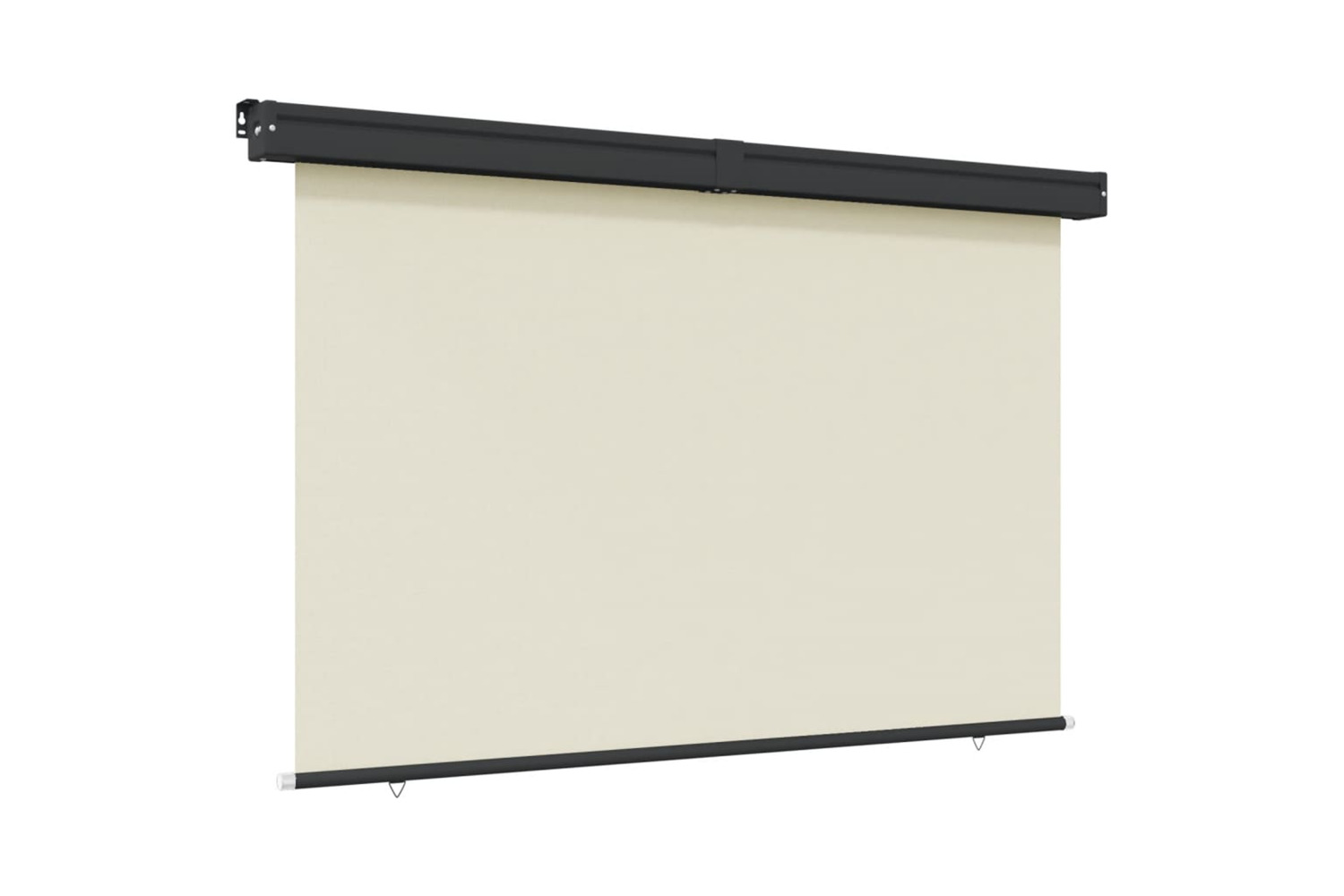 vidaXL Balcony Side Awning 165x250cm Cream