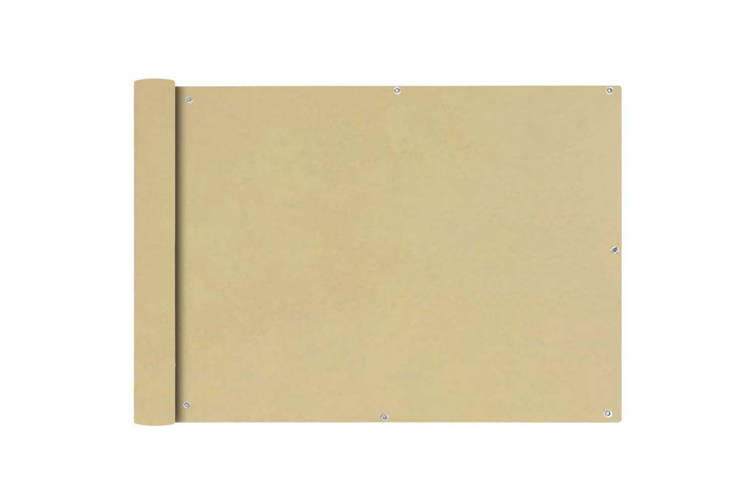 vidaXL 42332 Balcony Screen Oxford Fabric 75x400cm Beige