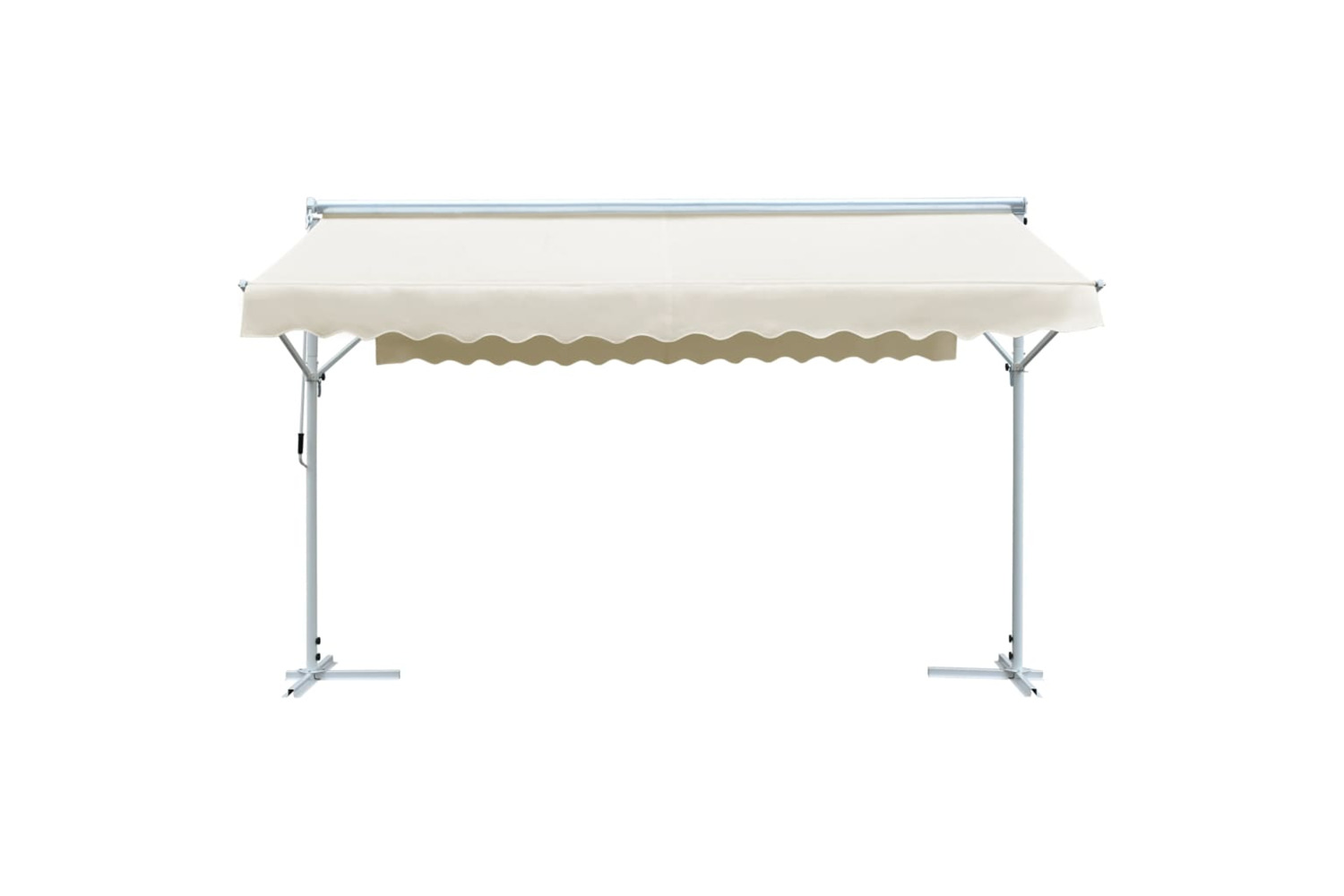 vidaXL 143745 Free Standing Awning 4x3 M Cream