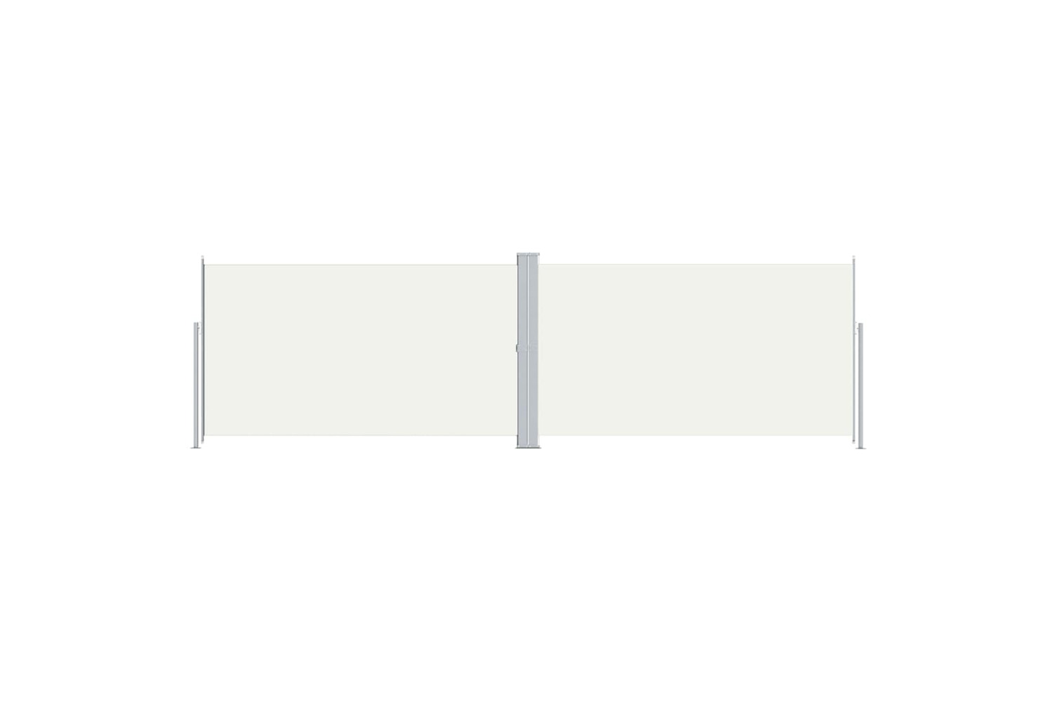 vidaXL 318001 Retractable Side Awning Cream 180x600cm