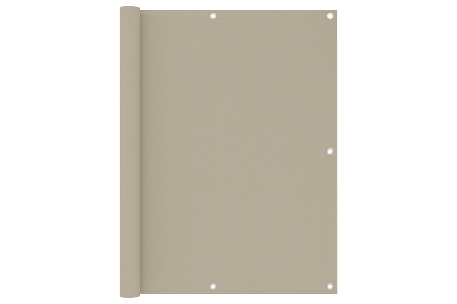 vidaXL 134947 Balcony Screen Beige 120x600cm Oxford Fabric