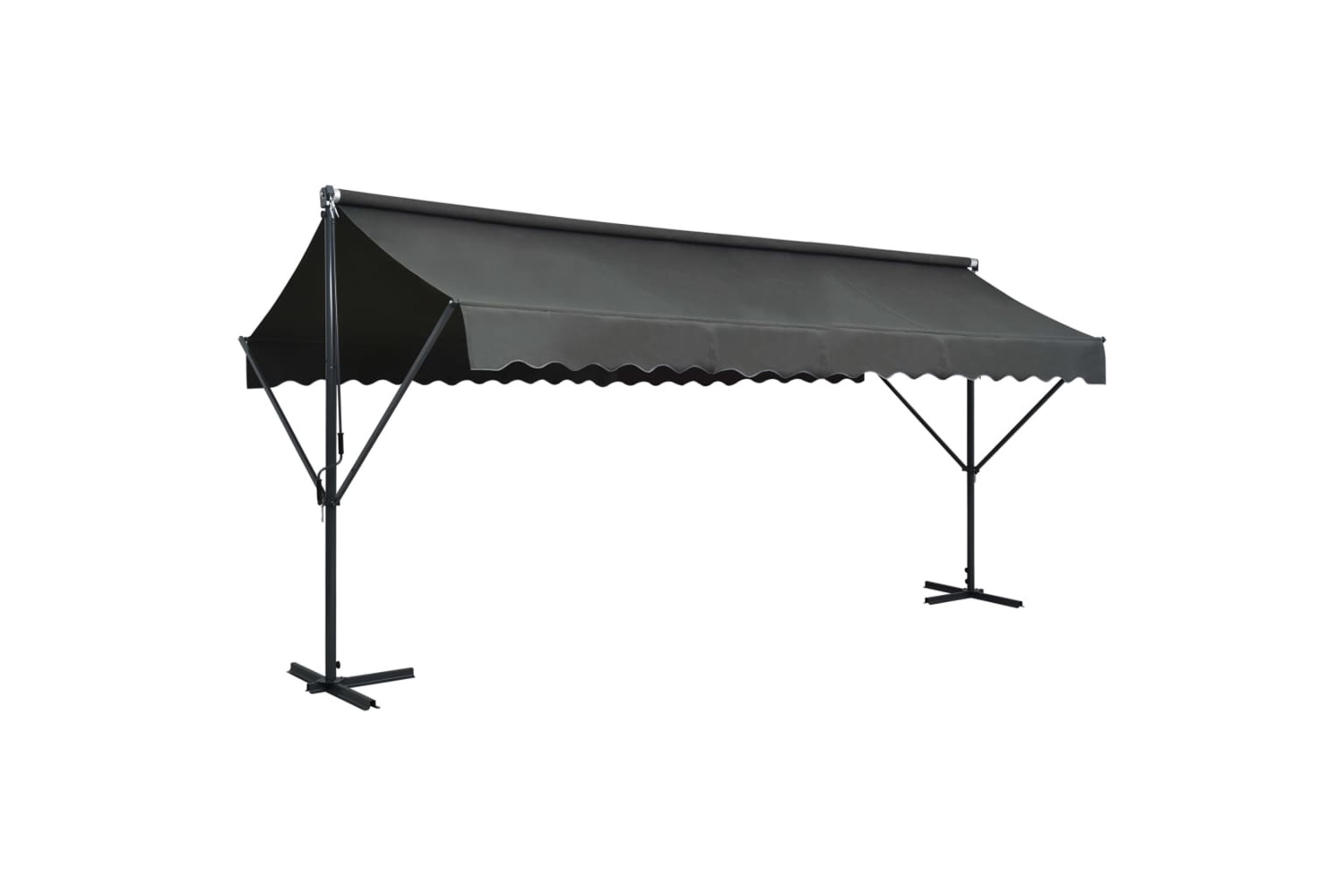 vidaXL 145887 Free Standing Awning 500x300cm Anthracite