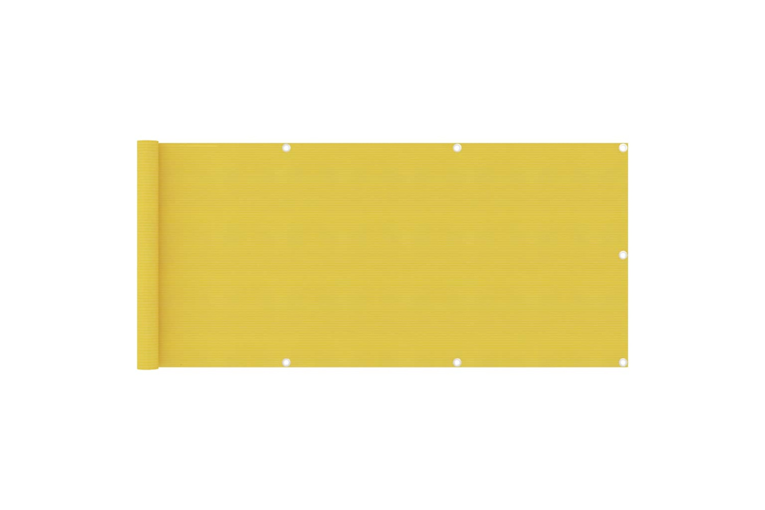 vidaXL 310994 Balcony Screen Yellow 75x500cm Hdpe