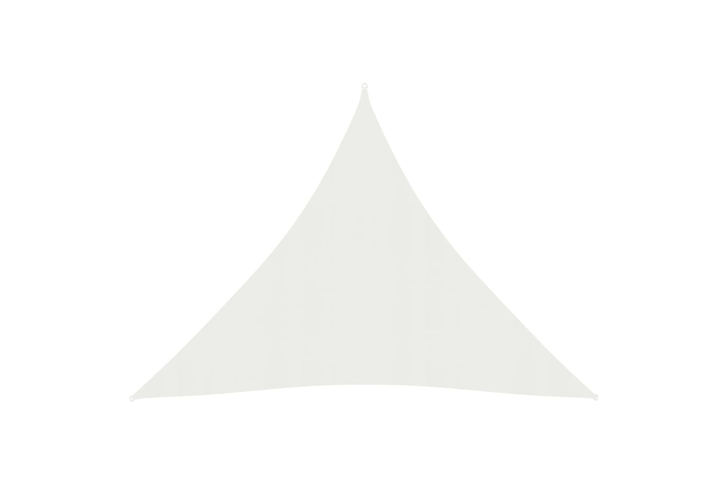 vidaXL 311252 Sunshade Sail 160 G/m² White 3x3x3 M Hdpe