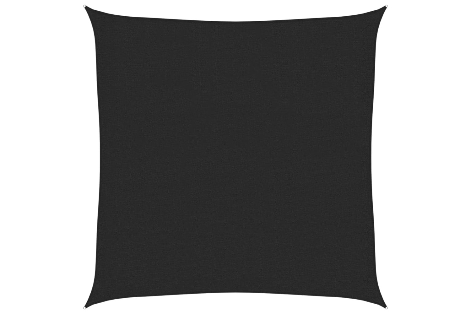 vidaXL 311715 Sunshade Sail 160 G/m² Black 3.6x3.6 M Hdpe