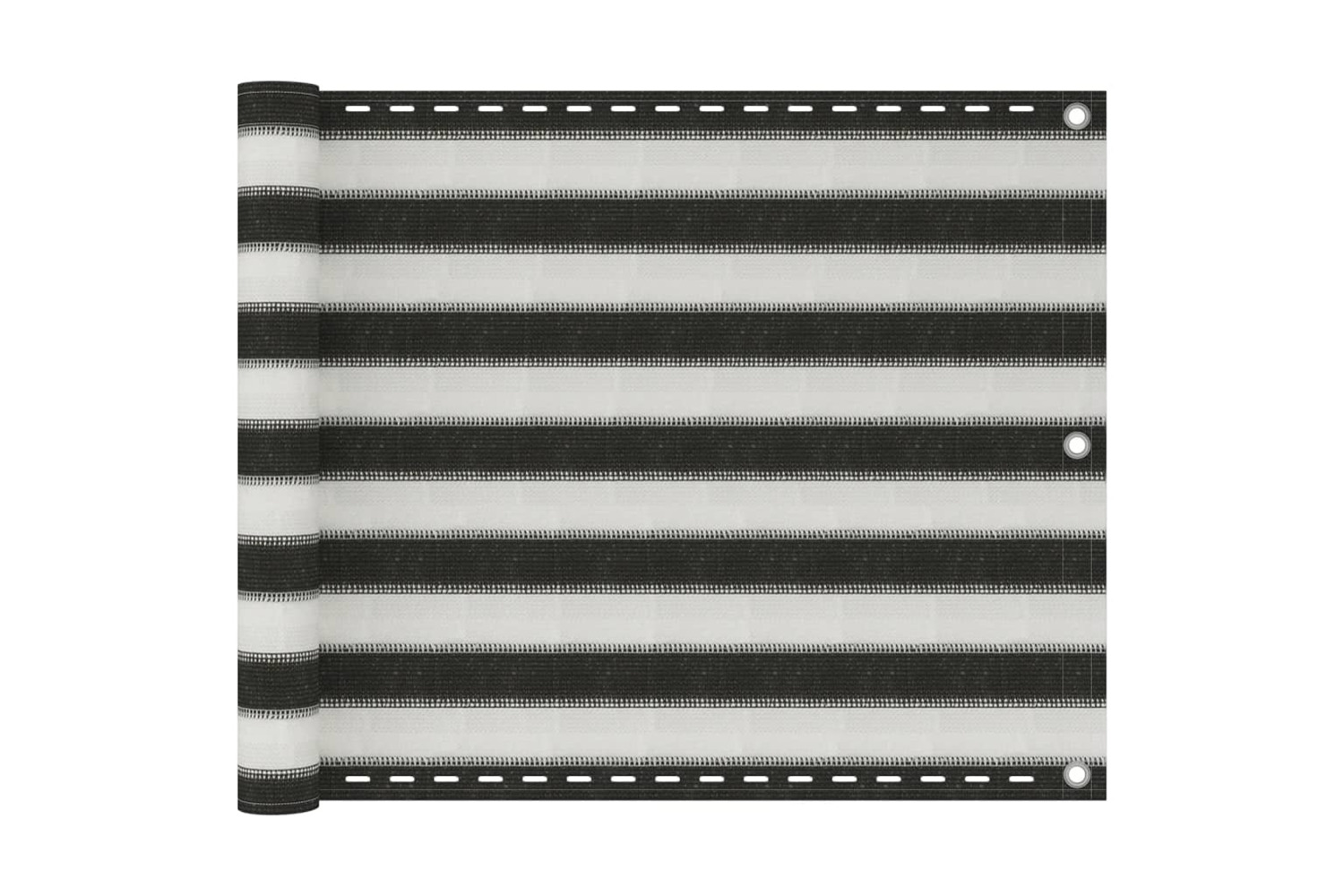 vidaXL 310848 Balcony Screen Hdpe 75x300cm Anthracite And White