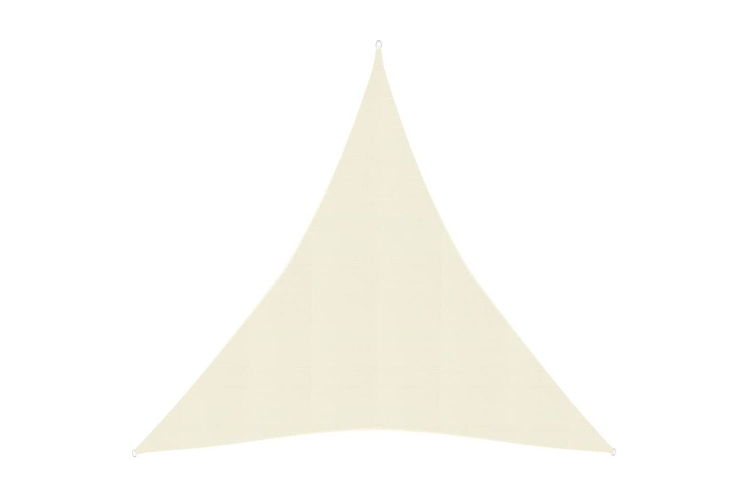 vidaXL 311208 Sunshade Sail 160 G/m² Cream 5x6x6 M Hdpe