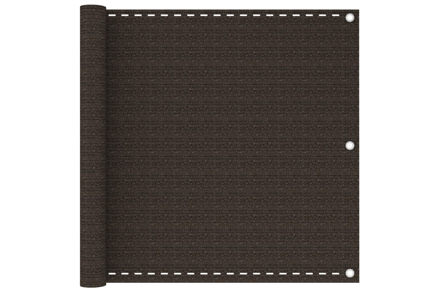 vidaXL 311047 Balcony Screen Brown 90x600cm Hdpe