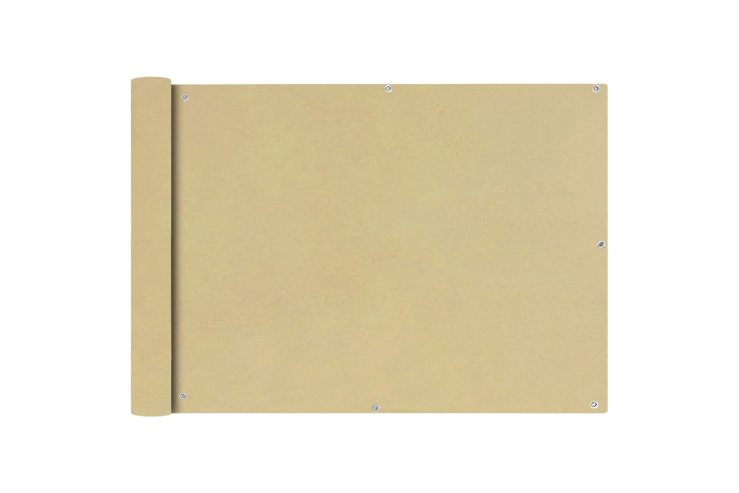 vidaXL 42333 Balcony Screen Oxford Fabric 75x600cm Beige