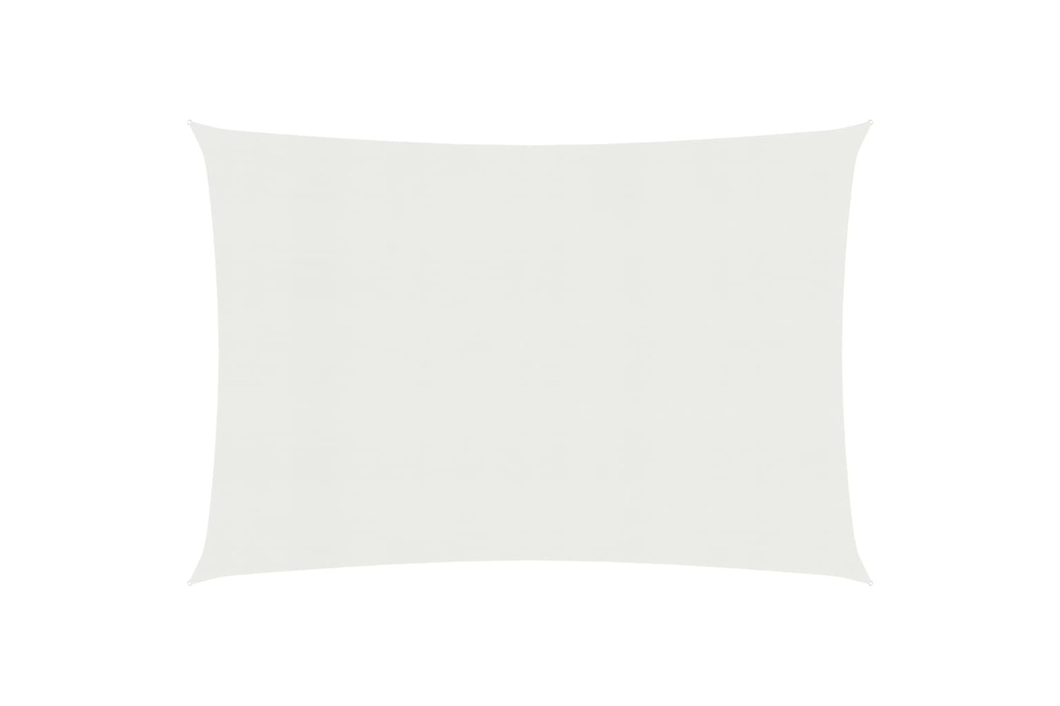 vidaXL 311233 Sunshade Sail 160 G/m² White 2.5x3.5 M Hdpe