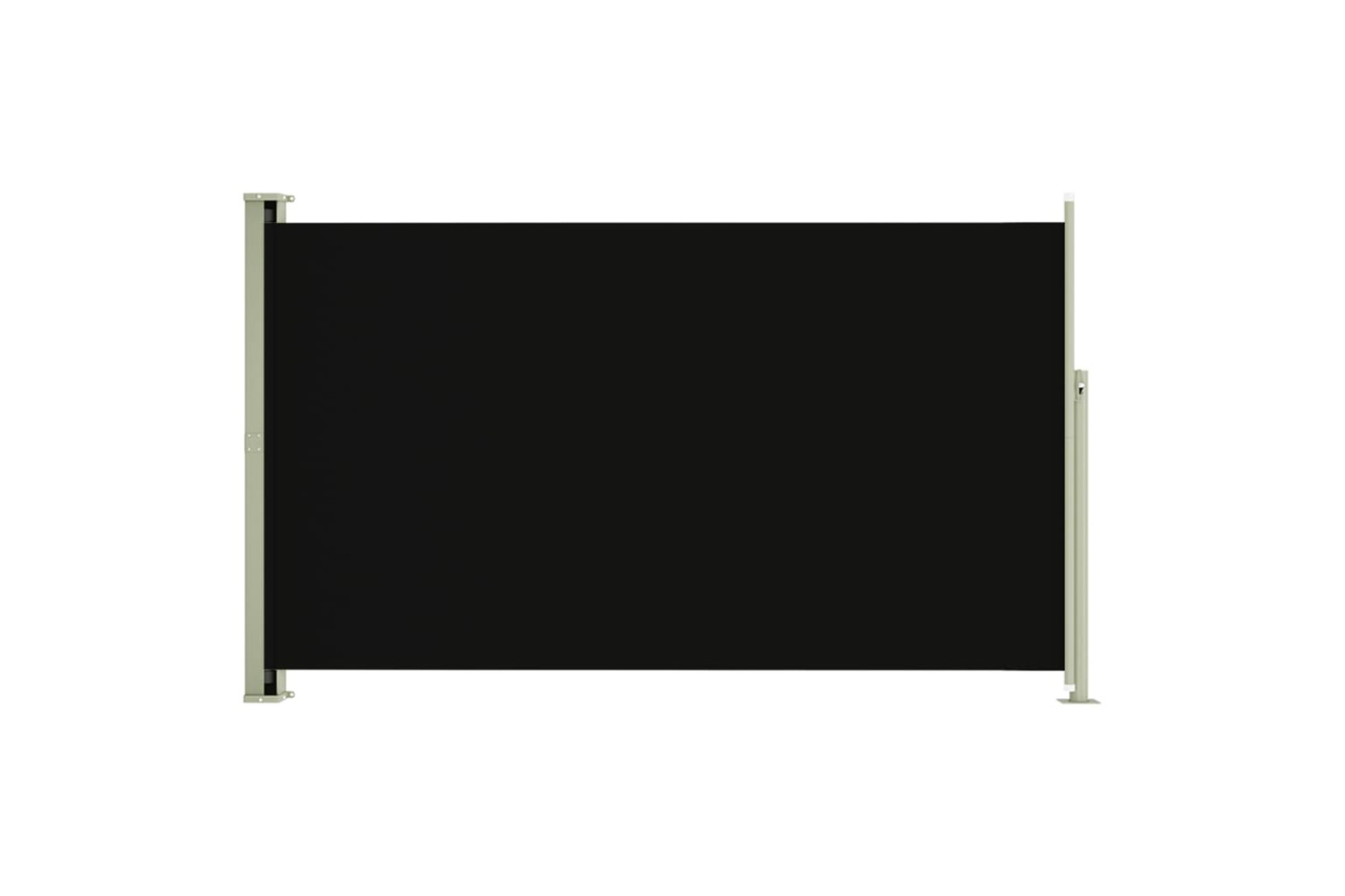 vidaXL 317892 Patio Retractable Side Awning 180x300cm Black