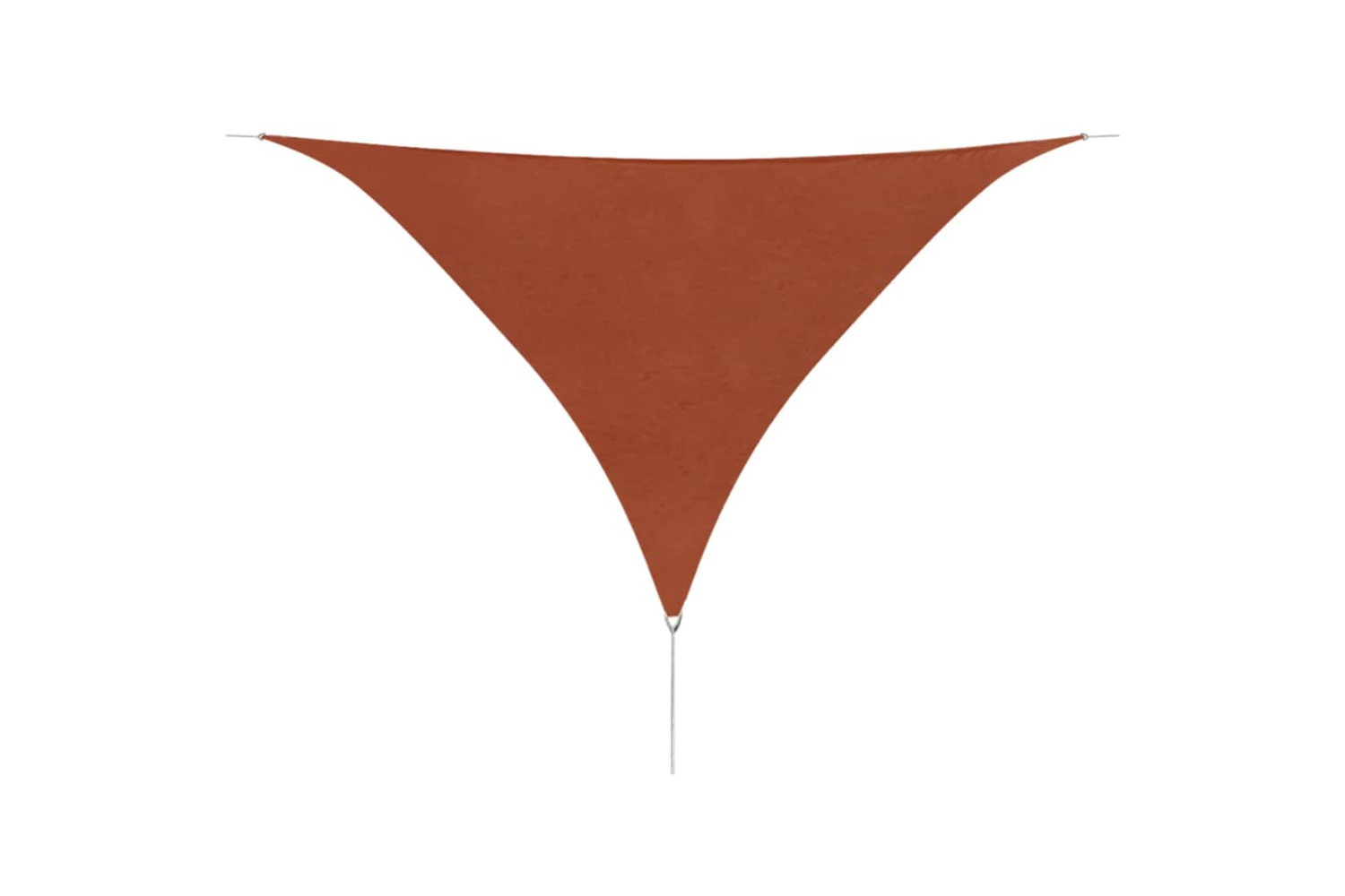 vidaXL 42310 Sunshade Sail Oxford Fabric Triangular 3.6x3.6x3.6 M Terracotta