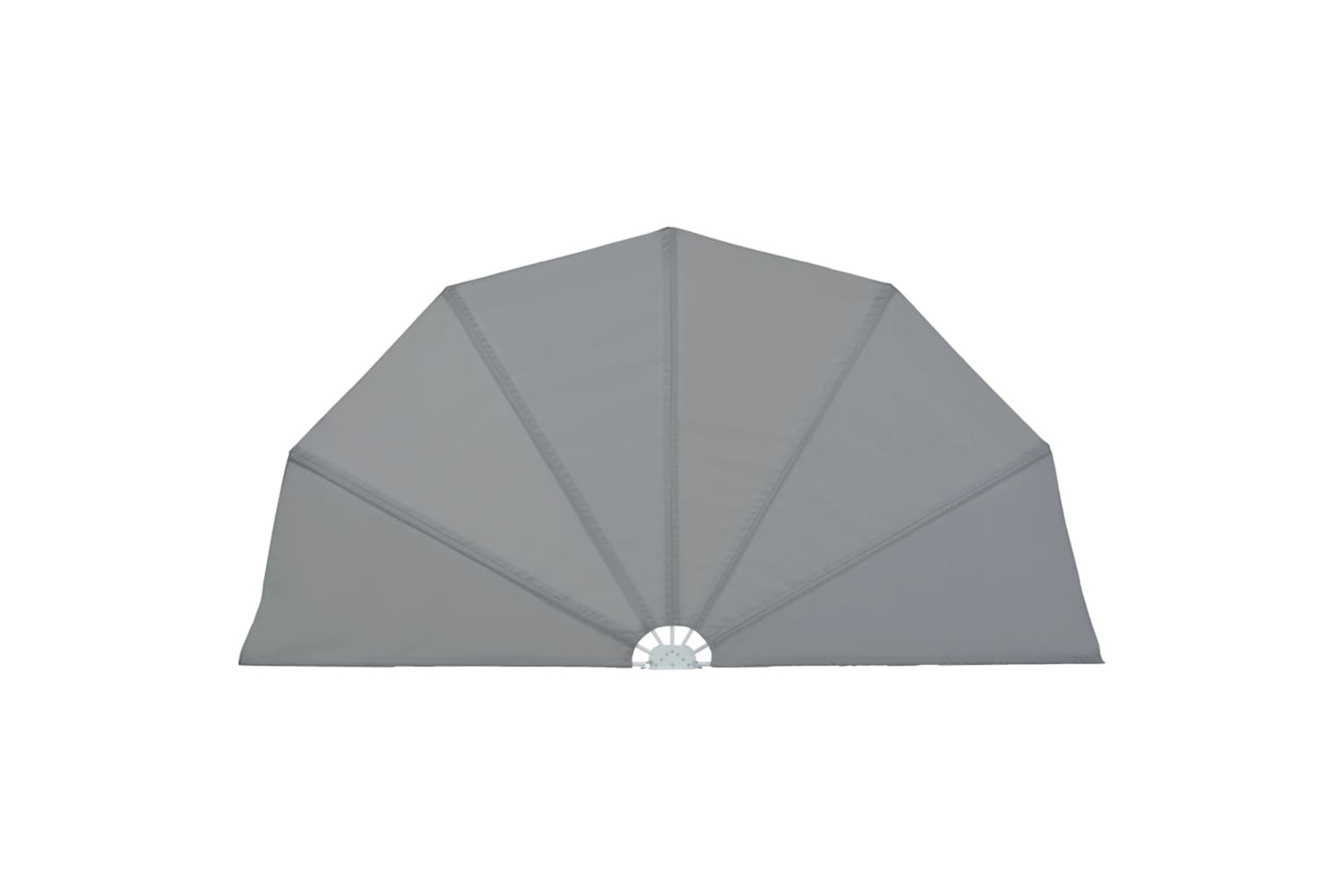 vidaXL 44576 Collapsible Terrace Side Awning Grey 200cm