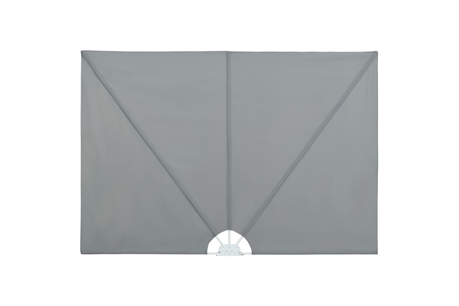 vidaXL 44563 Collapsible Terrace Side Awning Grey 240x160cm