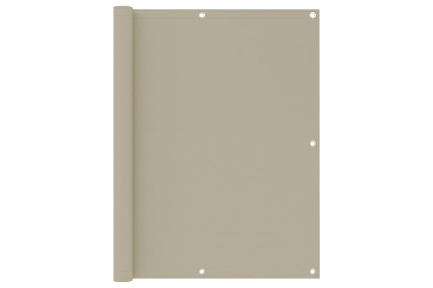 vidaXL 134944 Balcony Screen Beige 120x300cm Oxford Fabric