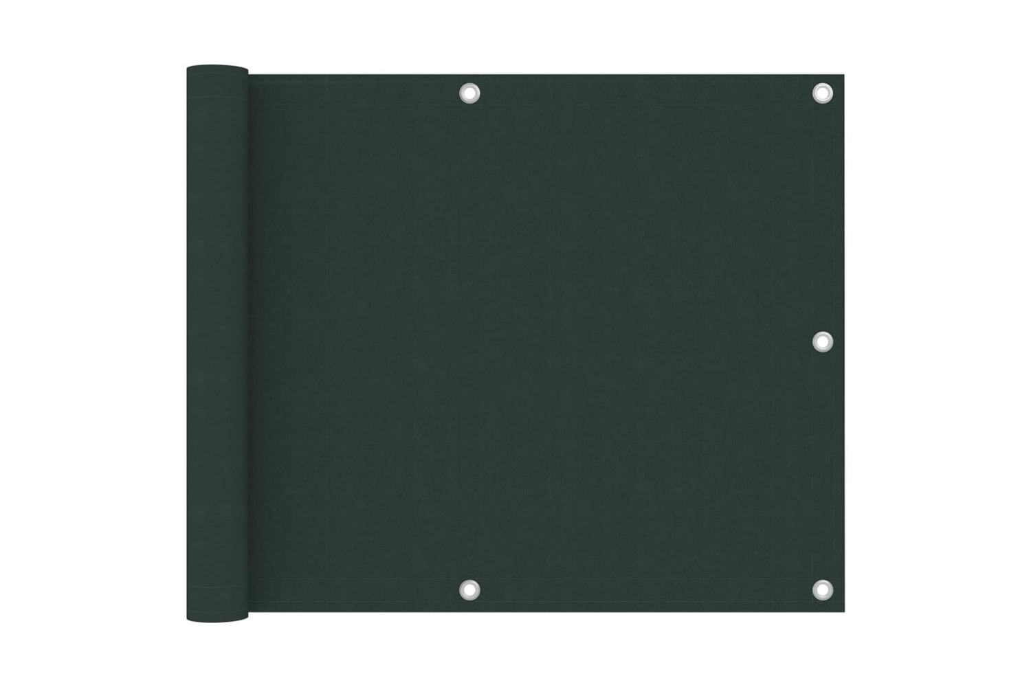 vidaXL 134998 Balcony Screen Dark Green 75x500cm Oxford Fabric