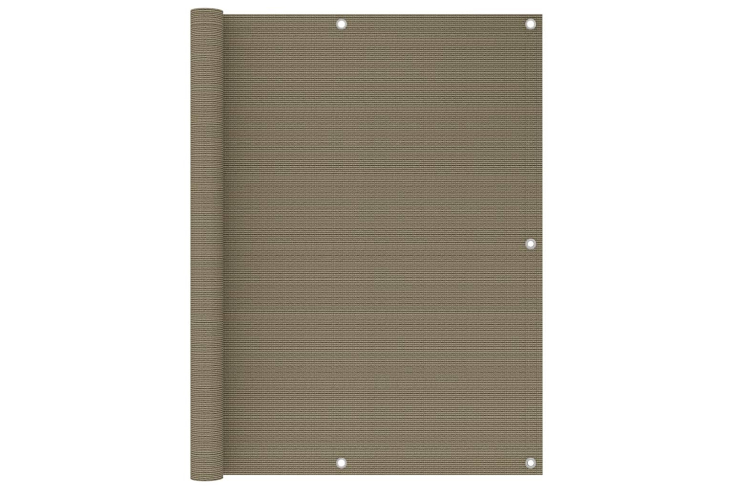 vidaXL 310966 Balcony Screen Taupe 120x500cm Hdpe