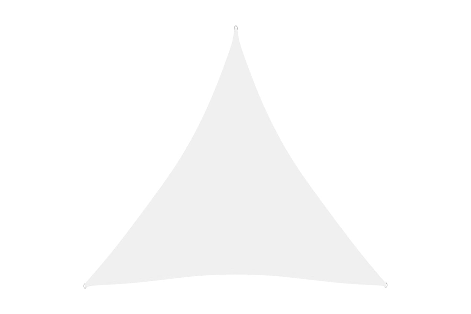 vidaXL 135280 Sunshade Sail Oxford Fabric Triangular 3x3x3 M White