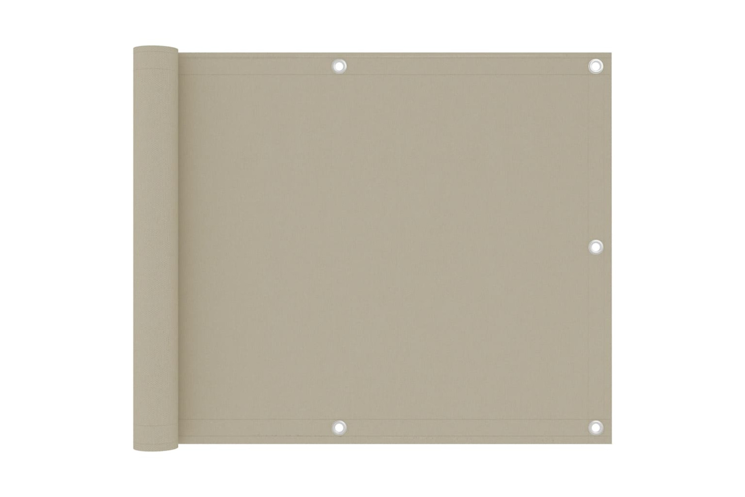 vidaXL 134936 Balcony Screen Beige 75x300cm Oxford Fabric