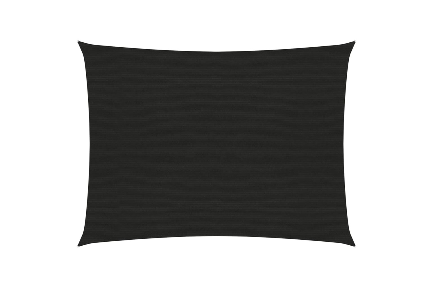 vidaXL 311732 Sunshade Sail 160 G/m² Black 3x4 M Hdpe