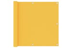Vidaxl 135027 Balcony Screen Yellow 90x600 Cm Oxford Fabric