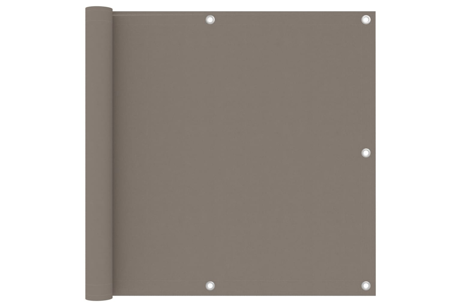 vidaXL 134989 Balcony Screen Taupe 90x400cm Oxford Fabric