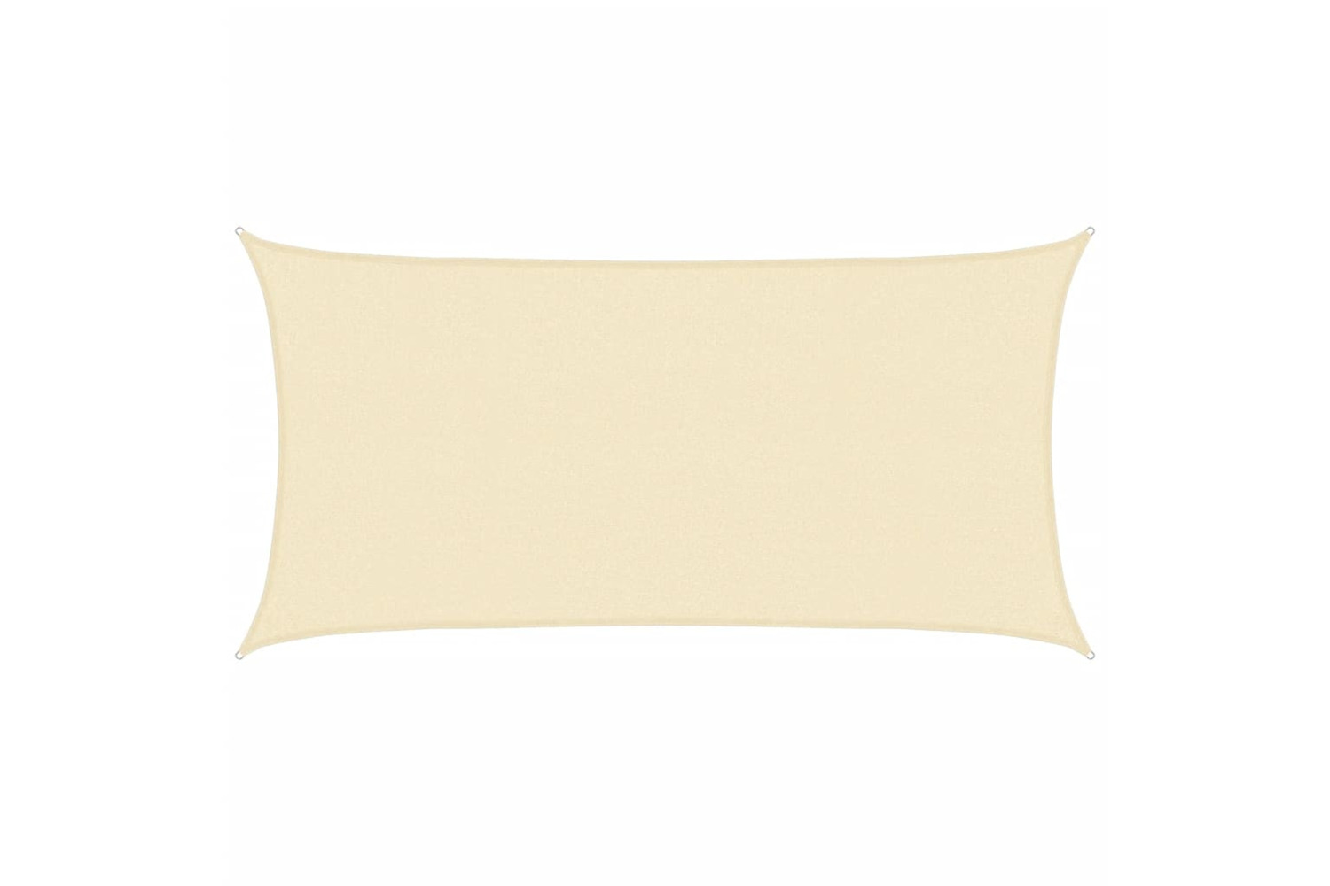 vidaXL 311173 Sunshade Sail 160 G/m² Cream 2x3.5 M Hdpe