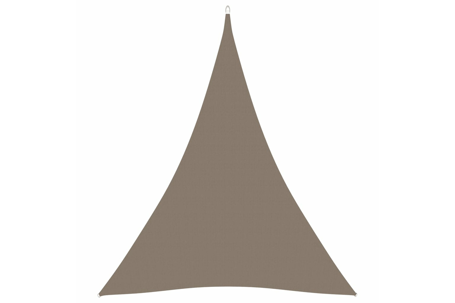 vidaXL 135456 Sunshade Sail Oxford Fabric Triangular 5x6x6 M Taupe