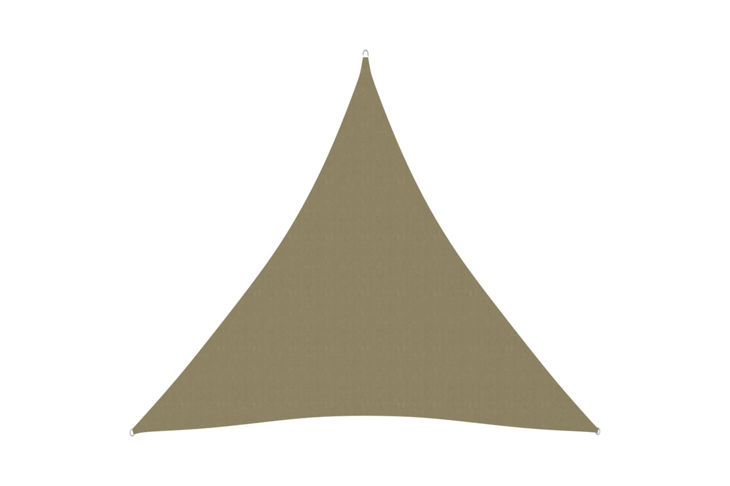 vidaXL 135176 Sunshade Sail Oxford Fabric Triangular 4x4x4 M Beige
