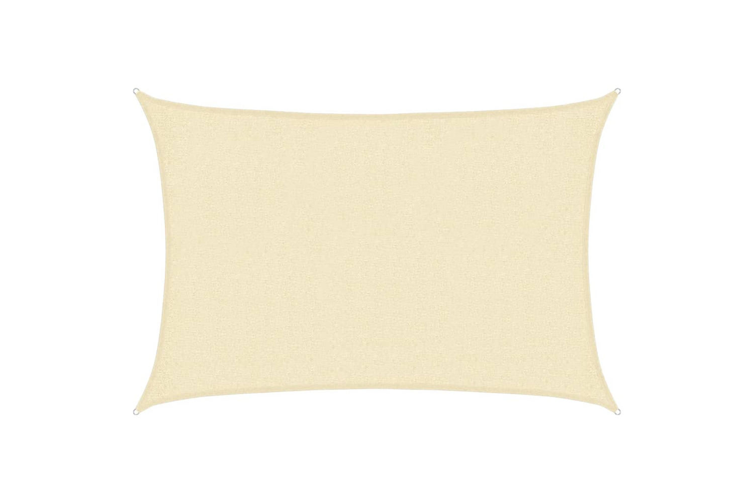 vidaXL 311171 Sunshade Sail 160 G/m² Cream 2x2.5 M Hdpe