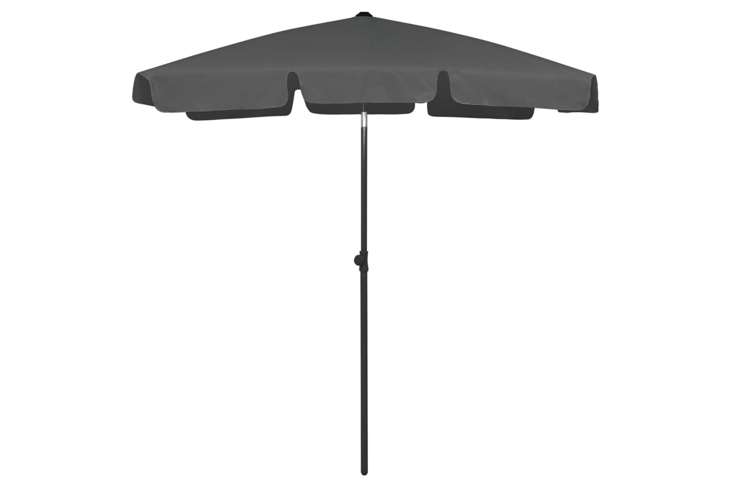 vidaXL 314721 Beach Umbrella Anthracite 180x120cm