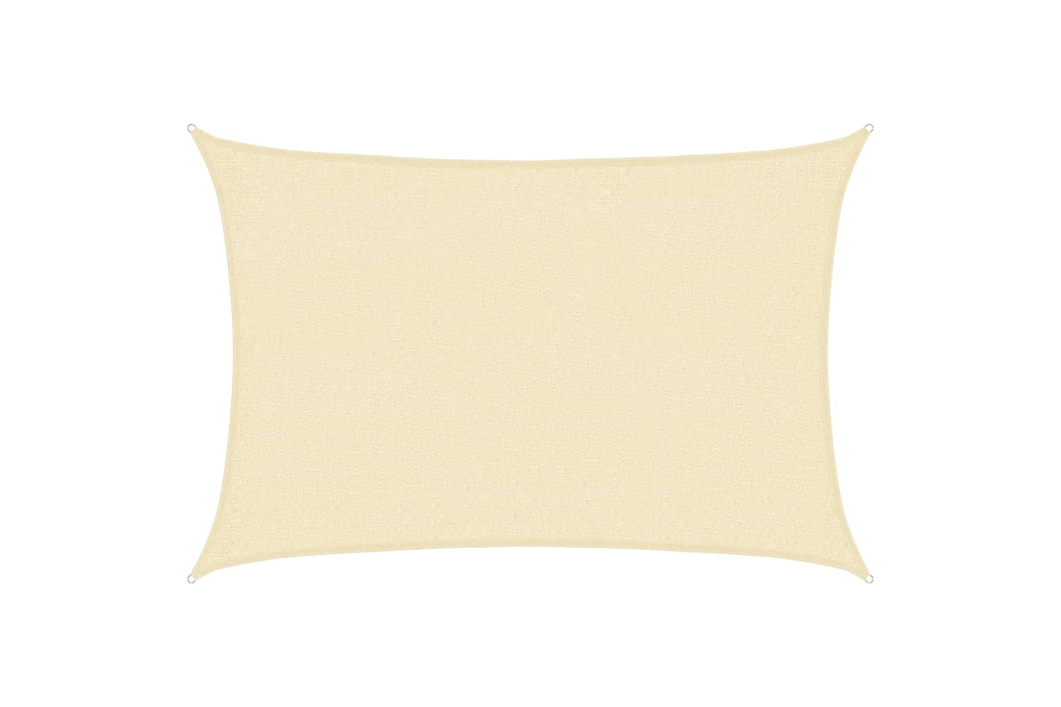 vidaXL 311172 Sunshade Sail 160 G/m² Cream 2x3 M Hdpe