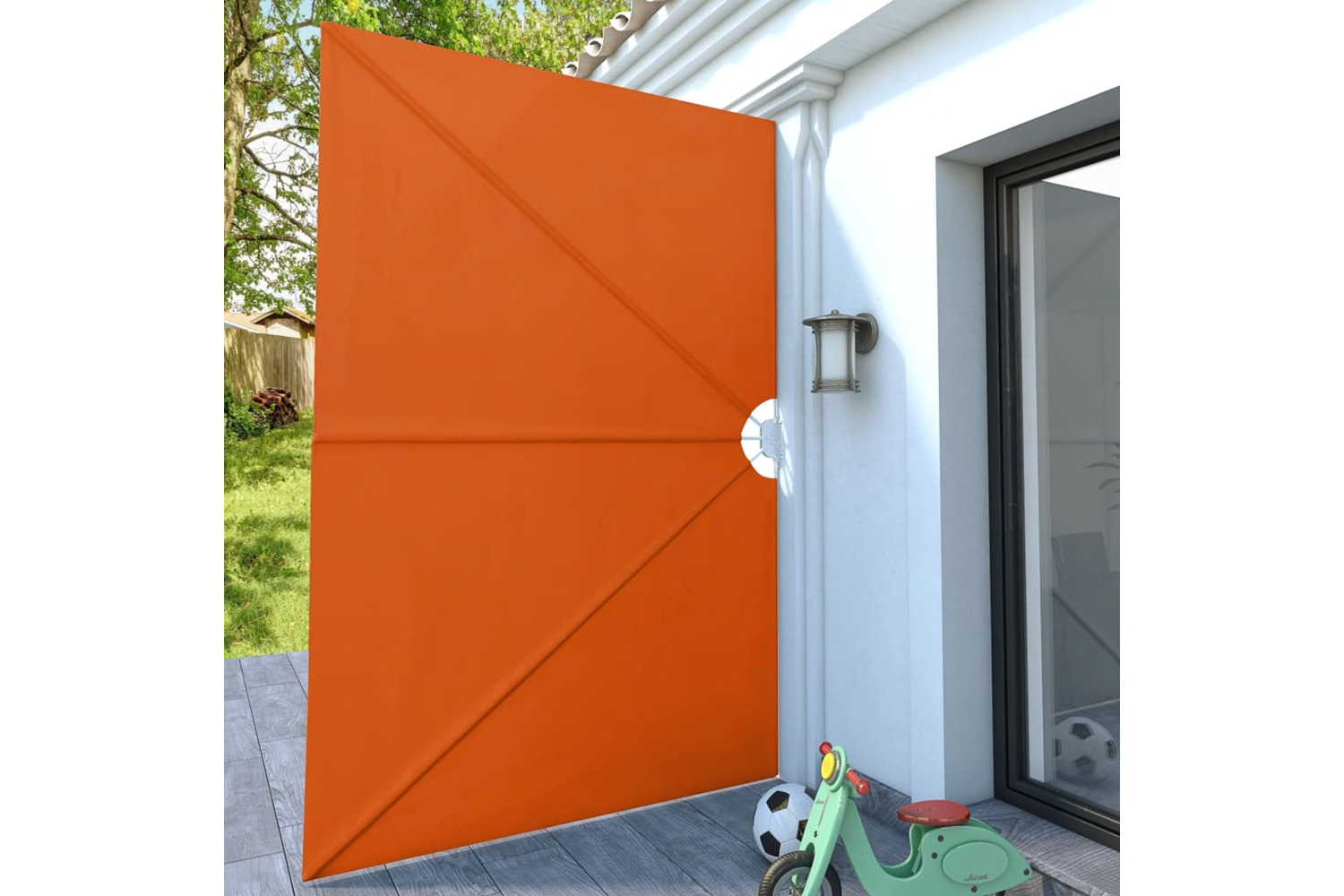 vidaXL 44573 Collapsible Terrace Side Awning Terracotta 300x200cm