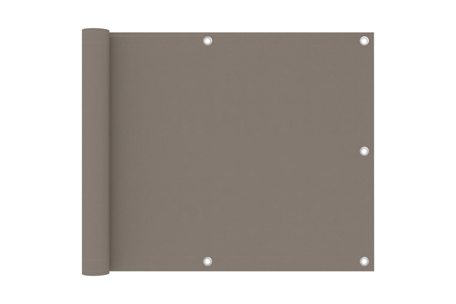 vidaXL 134984 Balcony Screen Taupe 75x300cm Oxford Fabric