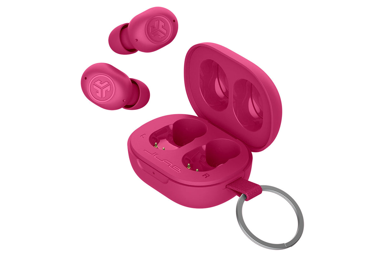 JLab JBuds Mini True Wireless Earbuds Pink